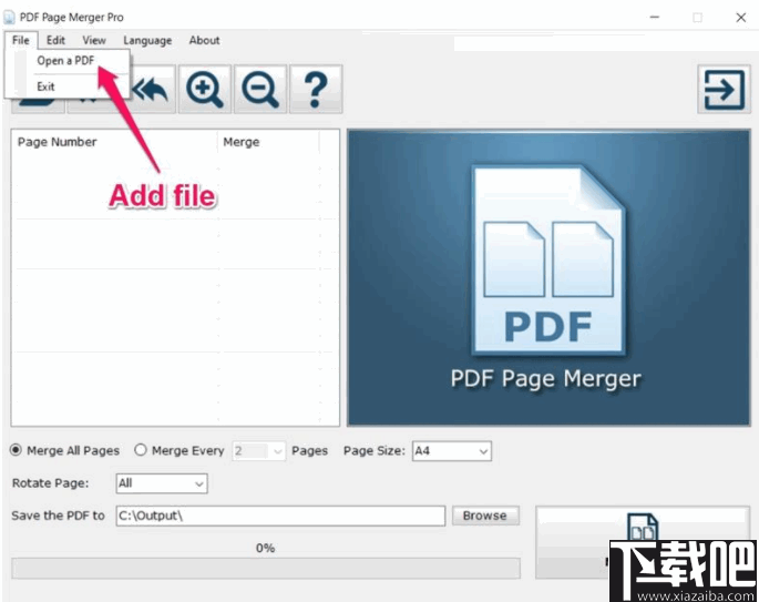 PDF页面合并器(PDF Page Merger)