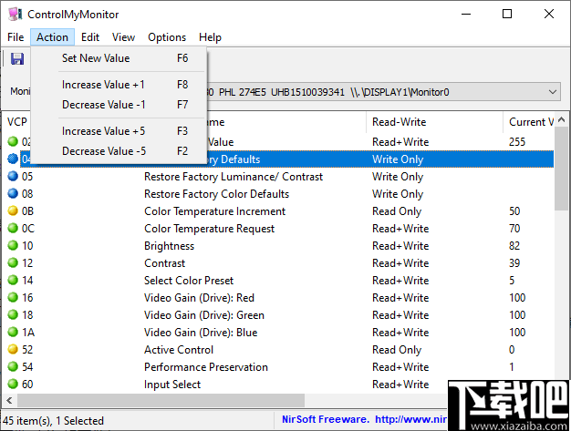 ControlMyMonitor(电脑显示器配置工具)