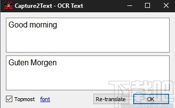 Capture2Text(图片文字识别工具)