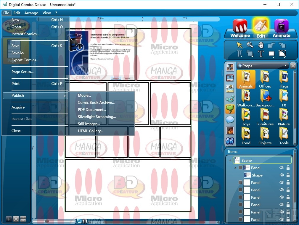 Digital Comic Studio Deluxe(动画制作软件)