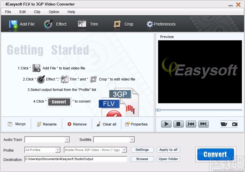 4Easysoft FLV to 3GP Video Converter(flv转3gp视频转换器)