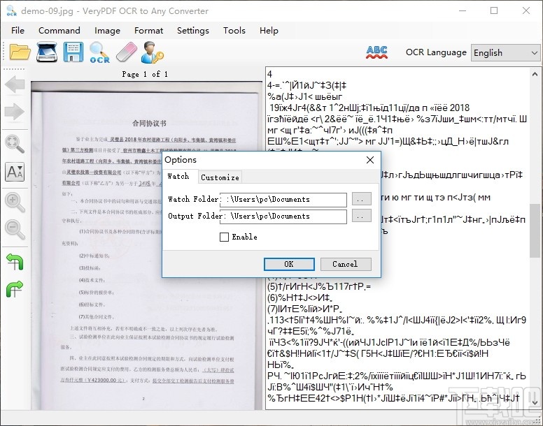 VeryPDF OCR to Any Converter(文字识别软件)