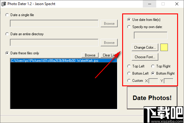 Photo Dater(照片添加日期水印软件)