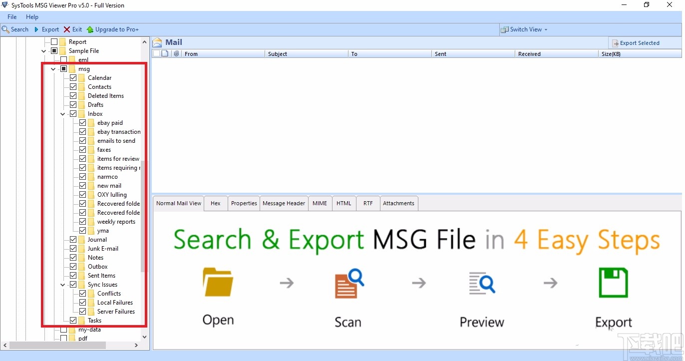 SysTools MSG Viewer(MSG文件查看)