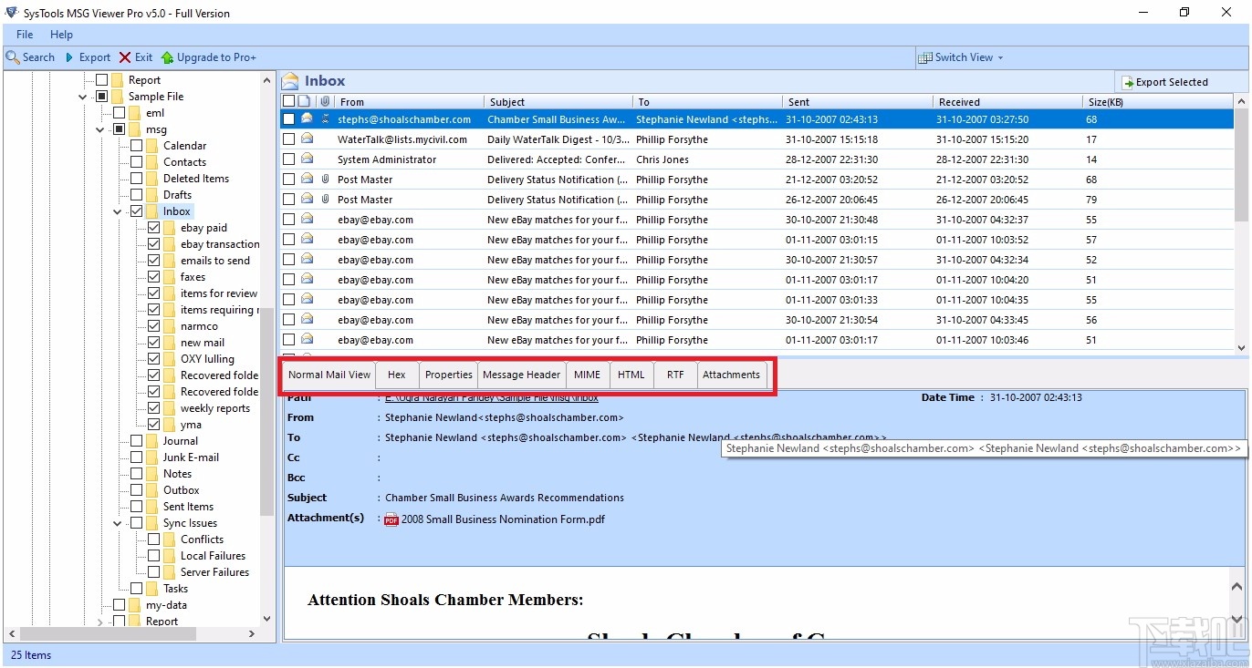 SysTools MSG Viewer(MSG文件查看)