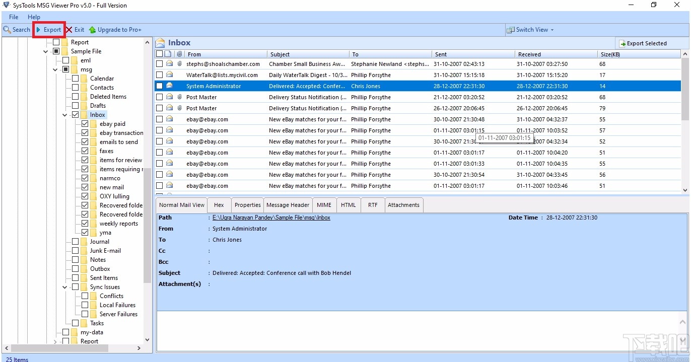 SysTools MSG Viewer(MSG文件查看)