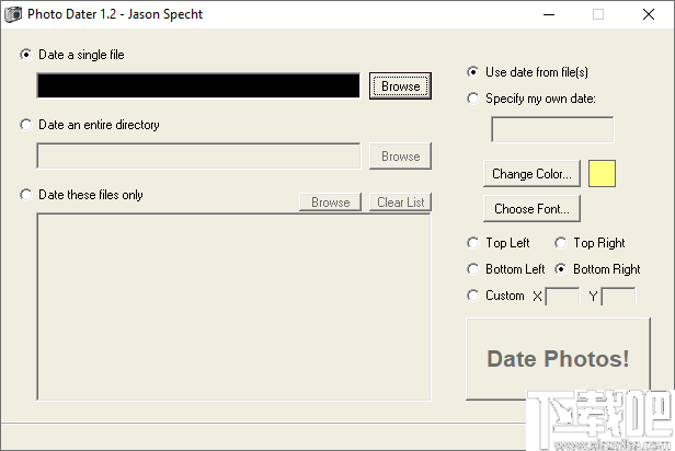 Photo Dater(照片添加日期水印软件)
