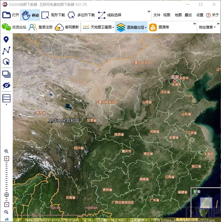 GGGIS地图下载器