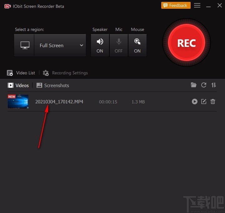 IObit Screen Recorder(录屏软件)