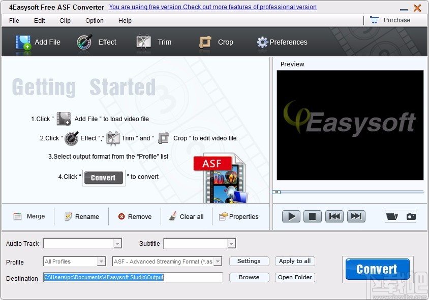 4Easysoft Free ASF Converter(免费ASF视频格式转换器)