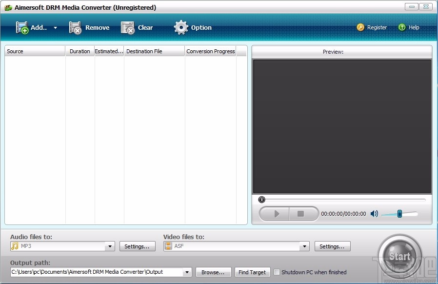 Aimersoft DRM Media Converter(媒体转换软件)