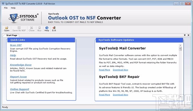 SysTools Outlook OST to NSF Converter(OST转NSF转换器)