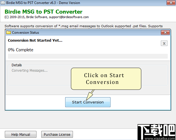 Birdie MSG to PST Converter(MSG到PST转换器)