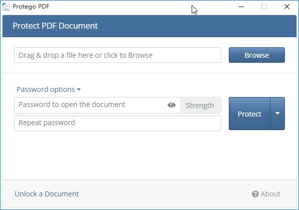 Protego PDF加密PDF文件的方法