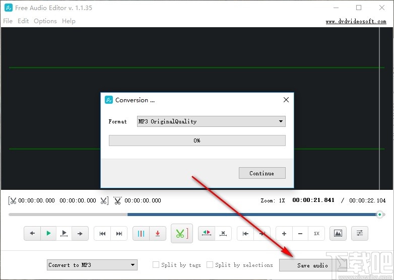 DVDVideosoft Free Audio Editor(音频编辑软件)