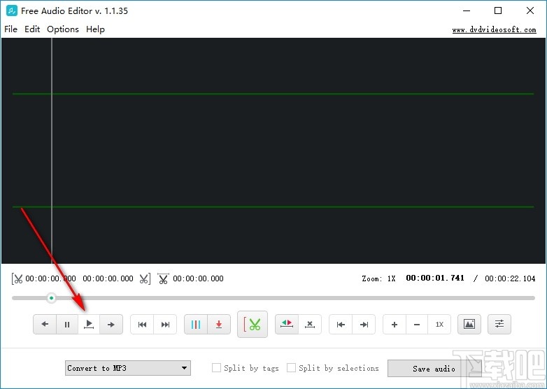 DVDVideosoft Free Audio Editor(音频编辑软件)