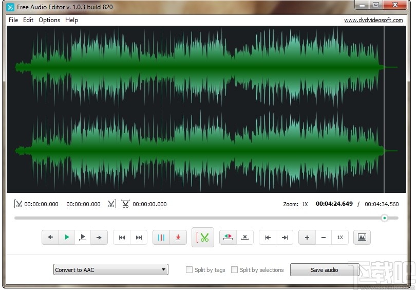 DVDVideosoft Free Audio Editor(音频编辑软件)