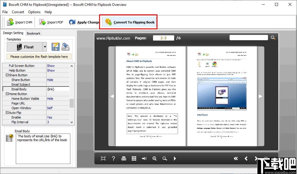 Boxoft CHM to Flipbook(CHM转Flipbook工具)