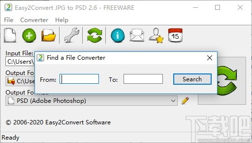 Easy2Convert JPG to PSD(JPG转PSD图片转换器)