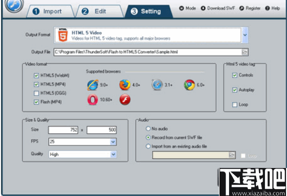 iLike SWF to HTML5 Converter(SWF转HTML5工具)