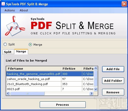 pdf文件分割合并器(SysTools PDF Split & Merge)