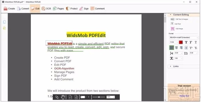 WidsMob PDFEdit(PDF编辑器)