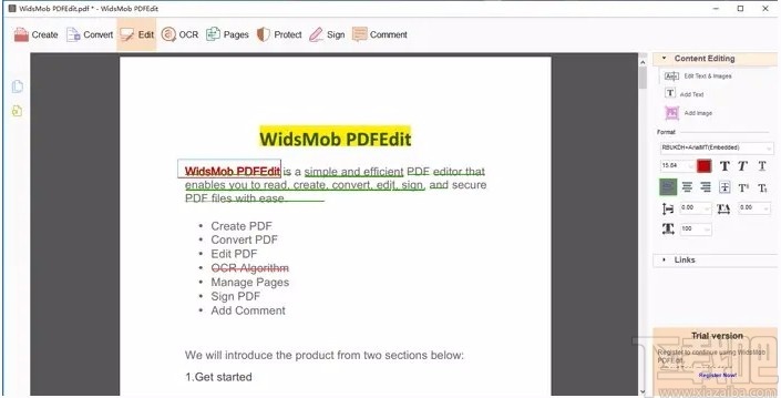 WidsMob PDFEdit(PDF编辑器)