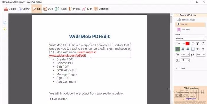 WidsMob PDFEdit(PDF编辑器)