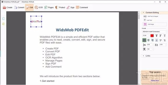 WidsMob PDFEdit(PDF编辑器)