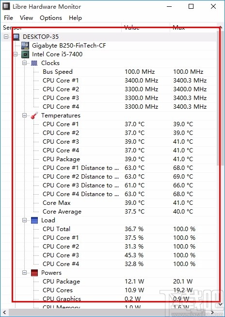 Libre Hardware Monitor(电脑硬件监测工具)