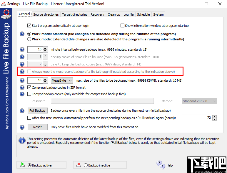 Live File Backup(文件实时备份软件)