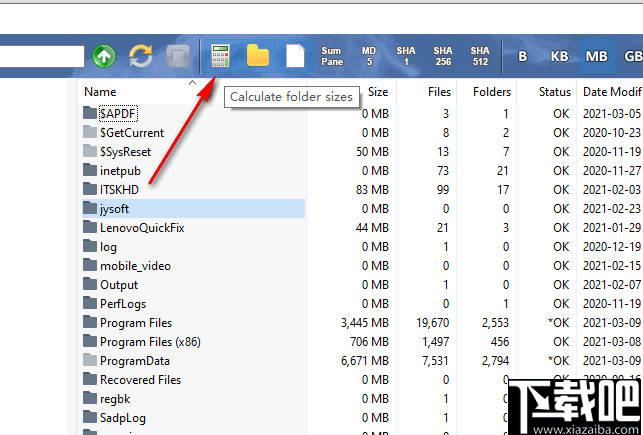 Folder Size Explorer(文件夹大小查看软件)