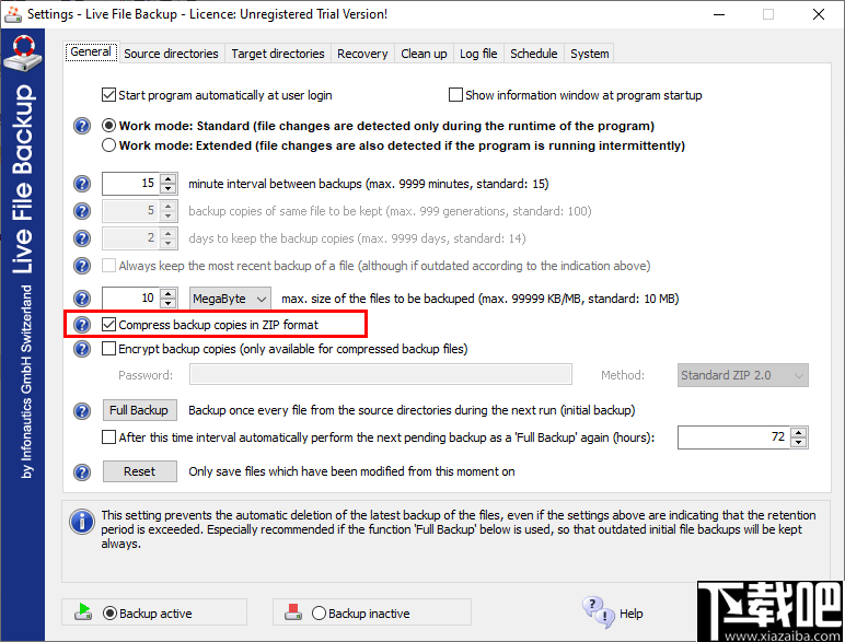 Live File Backup(文件实时备份软件)