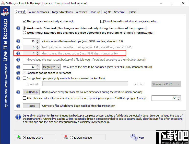 Live File Backup(文件实时备份软件)