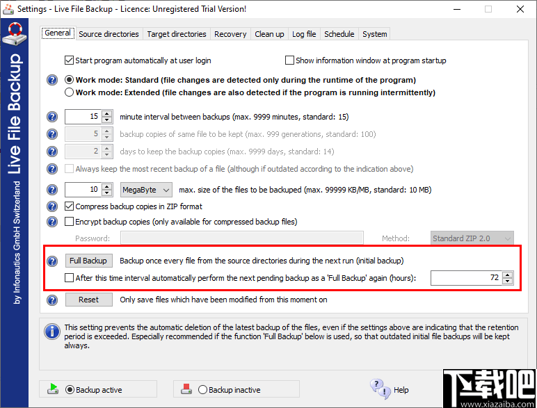 Live File Backup(文件实时备份软件)