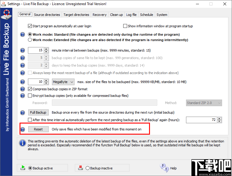 Live File Backup(文件实时备份软件)