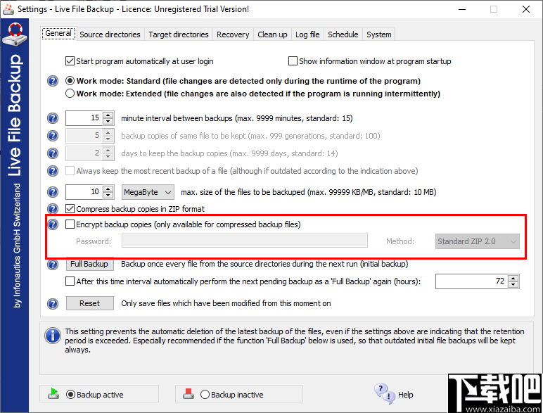 Live File Backup(文件实时备份软件)