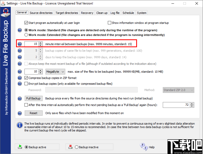 Live File Backup(文件实时备份软件)