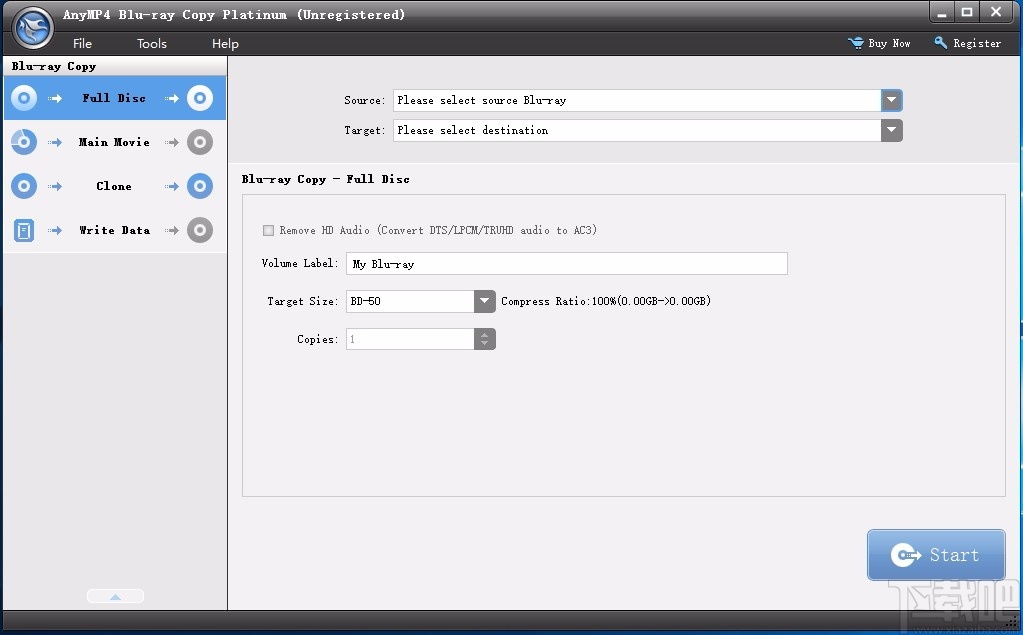 AnyMP4 Blu-ray Copy Platinum(蓝光复制软件)