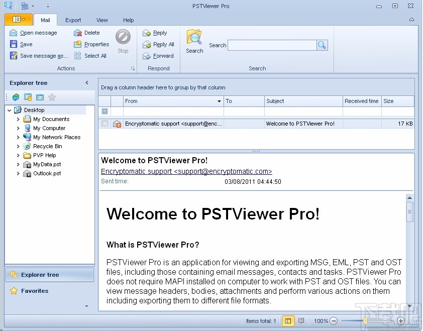 Encryptomatic PstViewer Pro