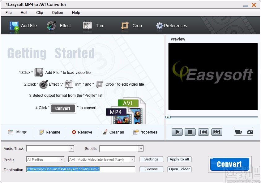 4Easysoft MP4 to AVI Converter(MP4转AVI视频转换器)