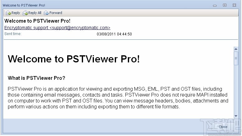 Encryptomatic PstViewer Pro