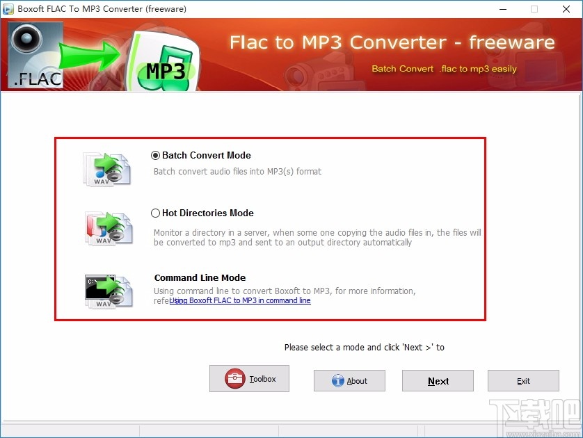 Boxoft Flac to MP3 Converter(Flac转MP3格式工具)