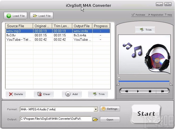 iOrgSoft M4A Converter(M4A音频格式转换器)