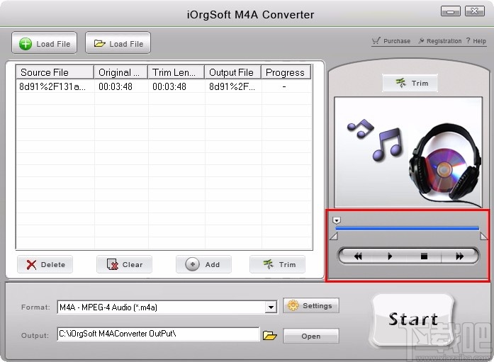 iOrgSoft M4A Converter(M4A音频格式转换器)