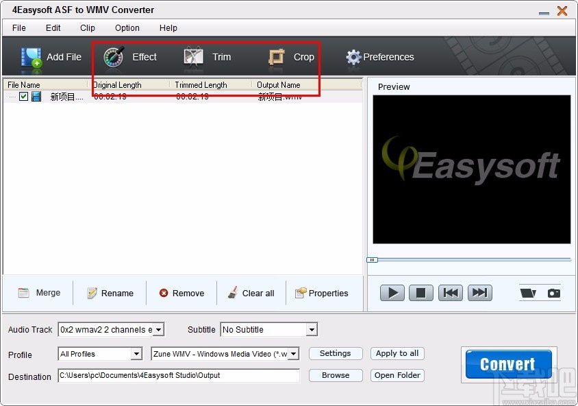 4Easysoft ASF to WMV Converter(ASF转WMV格式转换器)