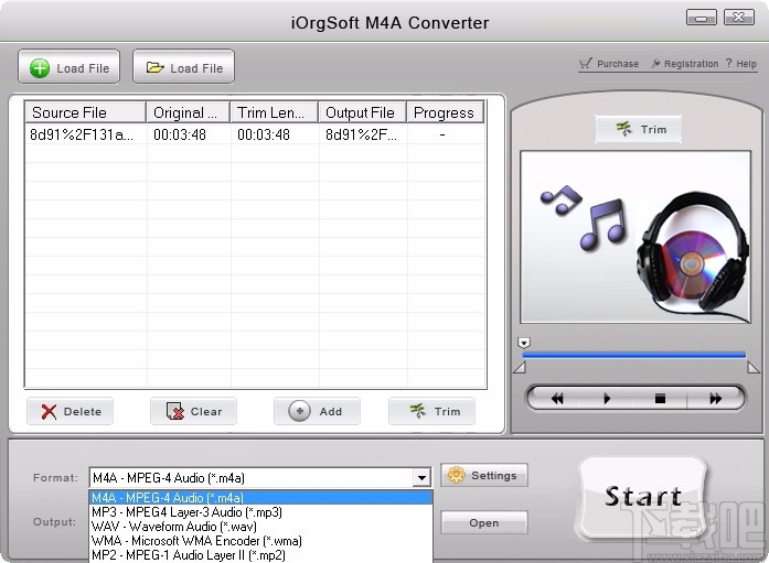 iOrgSoft M4A Converter(M4A音频格式转换器)