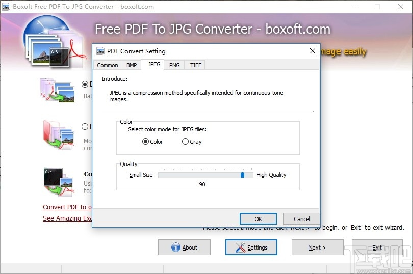 Boxoft PDF To JPG Converter(PDF转换器)