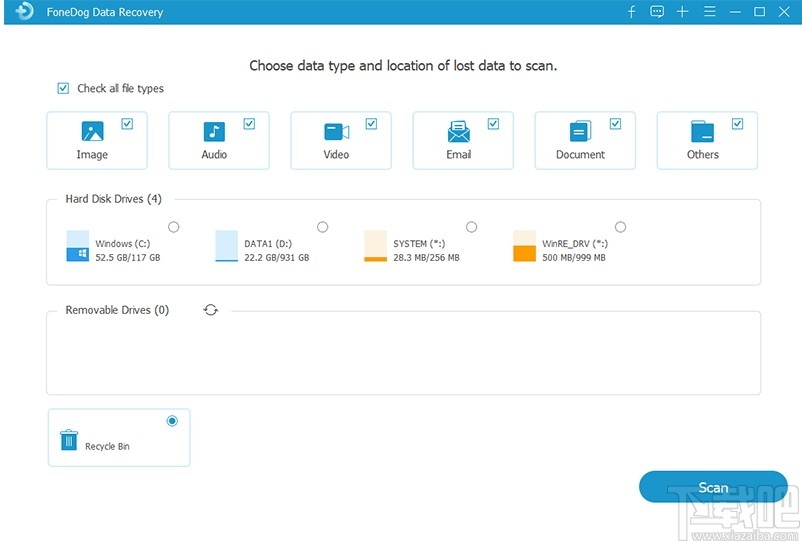 FoneDog Data Recovery(数据恢复软件)