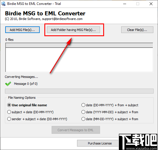 Birdie MSG to EML Converter(MSG转EML工具)